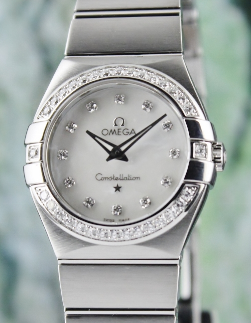 (image for) AN OMEGA LADY SIZE STAINLESS STEEL CONSTELLATION / 12315276055001